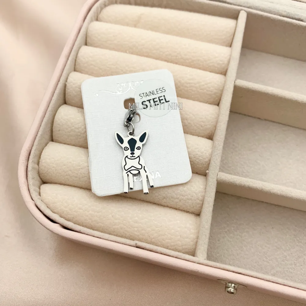 [CIO413-121-Cane-Ciondolo in Acciaio] CIO413-121-Cane-Ciondolo in Acciaio - CIO413-121-Cane-Ciondolo in Acciaio