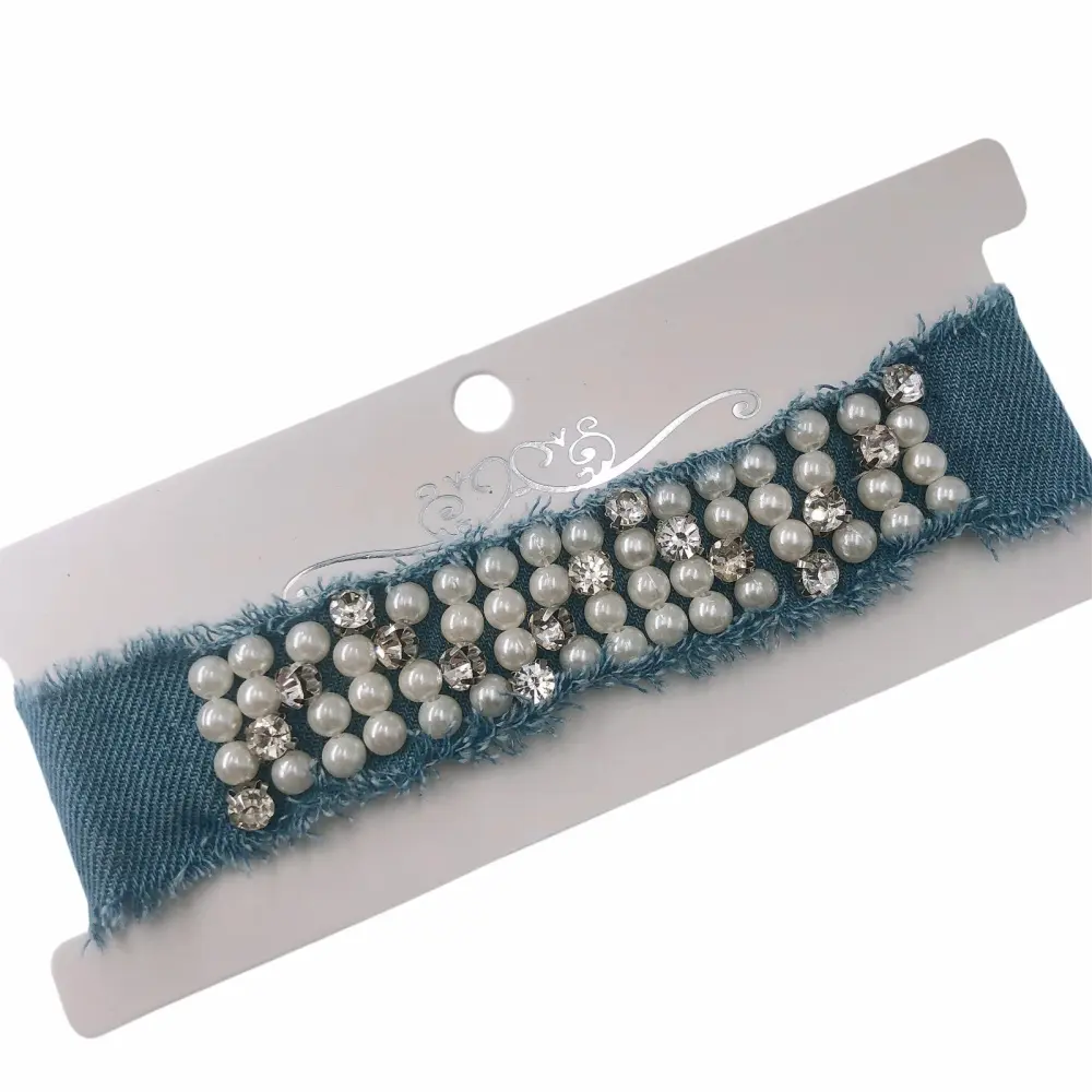 CK5919-Perla Jeans-Choker Collarino - CK5919-Perla Jeans-Choker Collarino