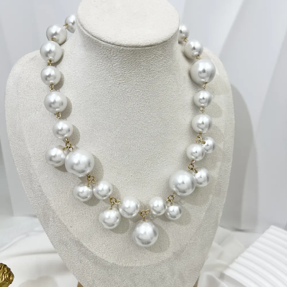 Pallina con Pendenti-Collana Corta Moda - CMC-488-49