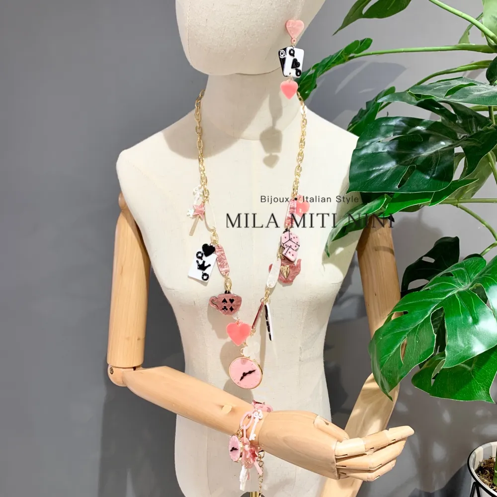 Afternoon tea -Collana Lunga in Resina - CML-13211S