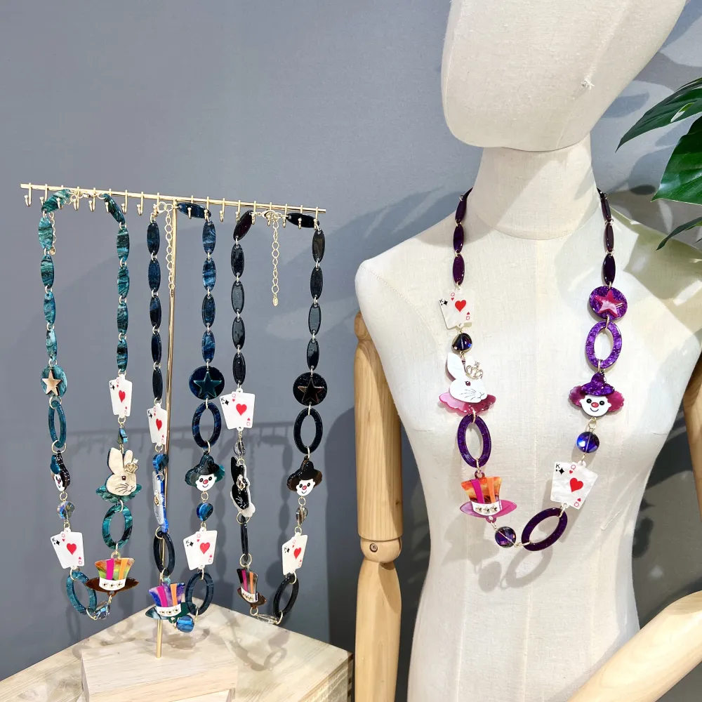 Circo Coniglio Pocker-Collana Lunga Moda - CML-16146-A