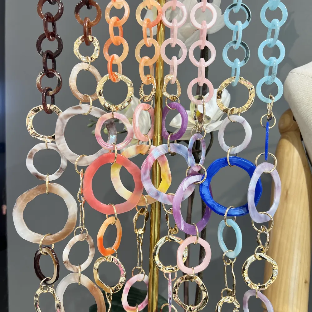 Catena -Collana Lunga in Resina - CML-2527 PE25