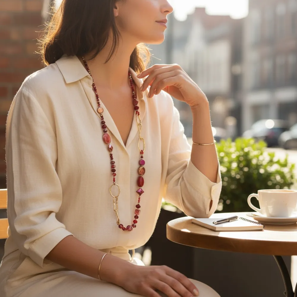 Catena-Collana Lunga Moda - CML-732-424 (MIX)