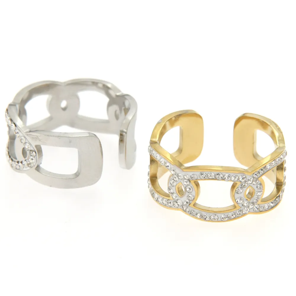 Catena 3141 - Anello Regolabile in Acciaio - Catena 3141 - Anello Regolabile in Acciaio