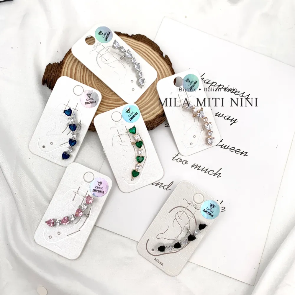 Cuore-Earcuff con Zirconia - EAK-109-72