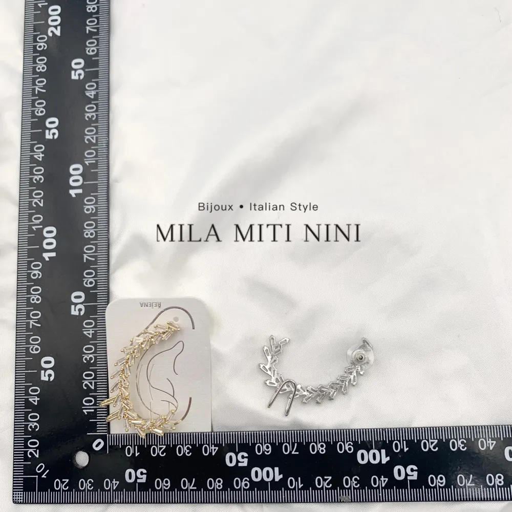 Foglia-Earcuff con Zirconia - EAK-493-08