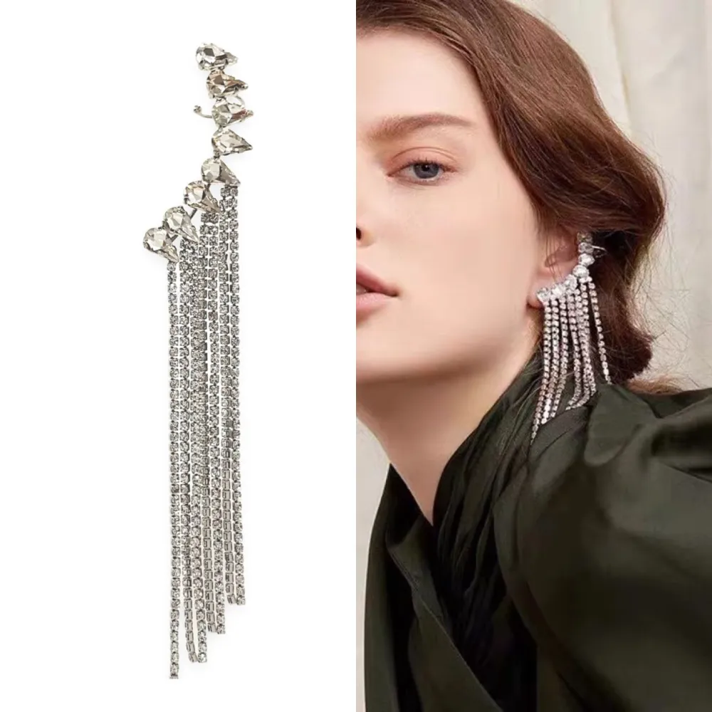 [EAK-705-36] Goccia con Napine-Earcuff con Pendenti - EAK-705-36