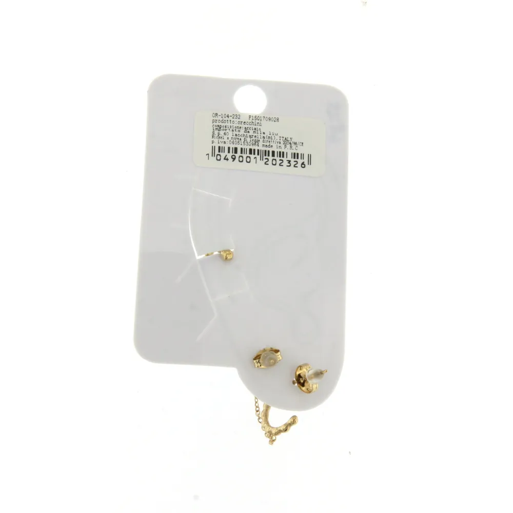 EAK6825-Cerchi - Set Earcuff Orecchini in Acciaio - EAK6825-Cerchi - Set Earcuff Orecchini in Acciaio (Argento)