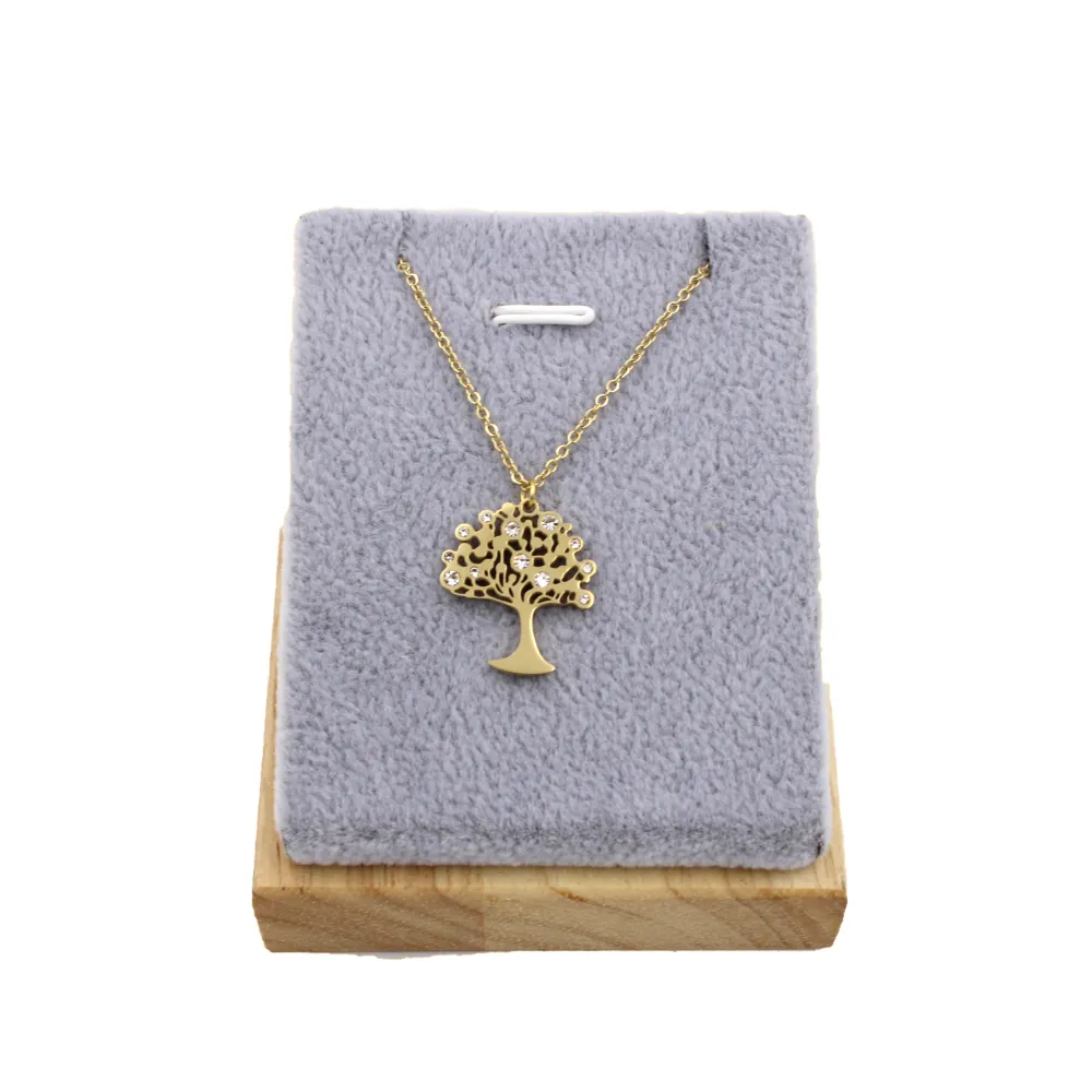 [ESP- Porta Collana base Legno 2433- Espositore] ESP- Porta Collana base Legno 2433- Espositore - ESP- Porta Collana base Legno 2433- Espositore