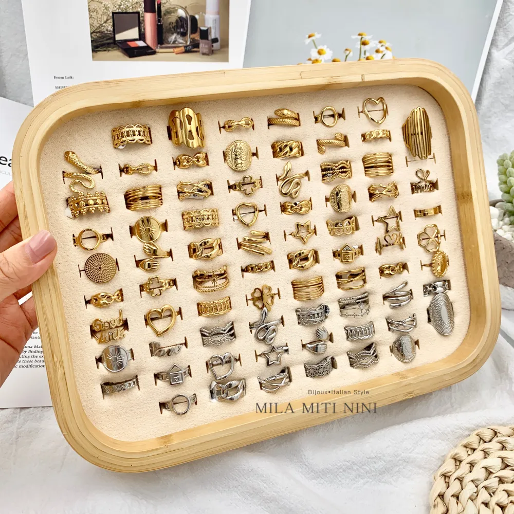 [ESP-701-29] Vassoio Porta Anelli per 76pz di Anelli-Espositore - ESP-701-29