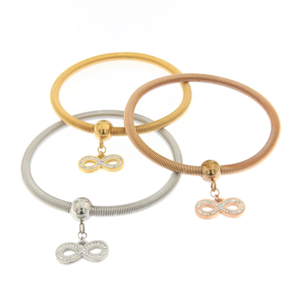 Infinito 1514 - Bracciale a Molla in Acciaio - Infinito 1514 - Bracciale a Molla in Acciaio