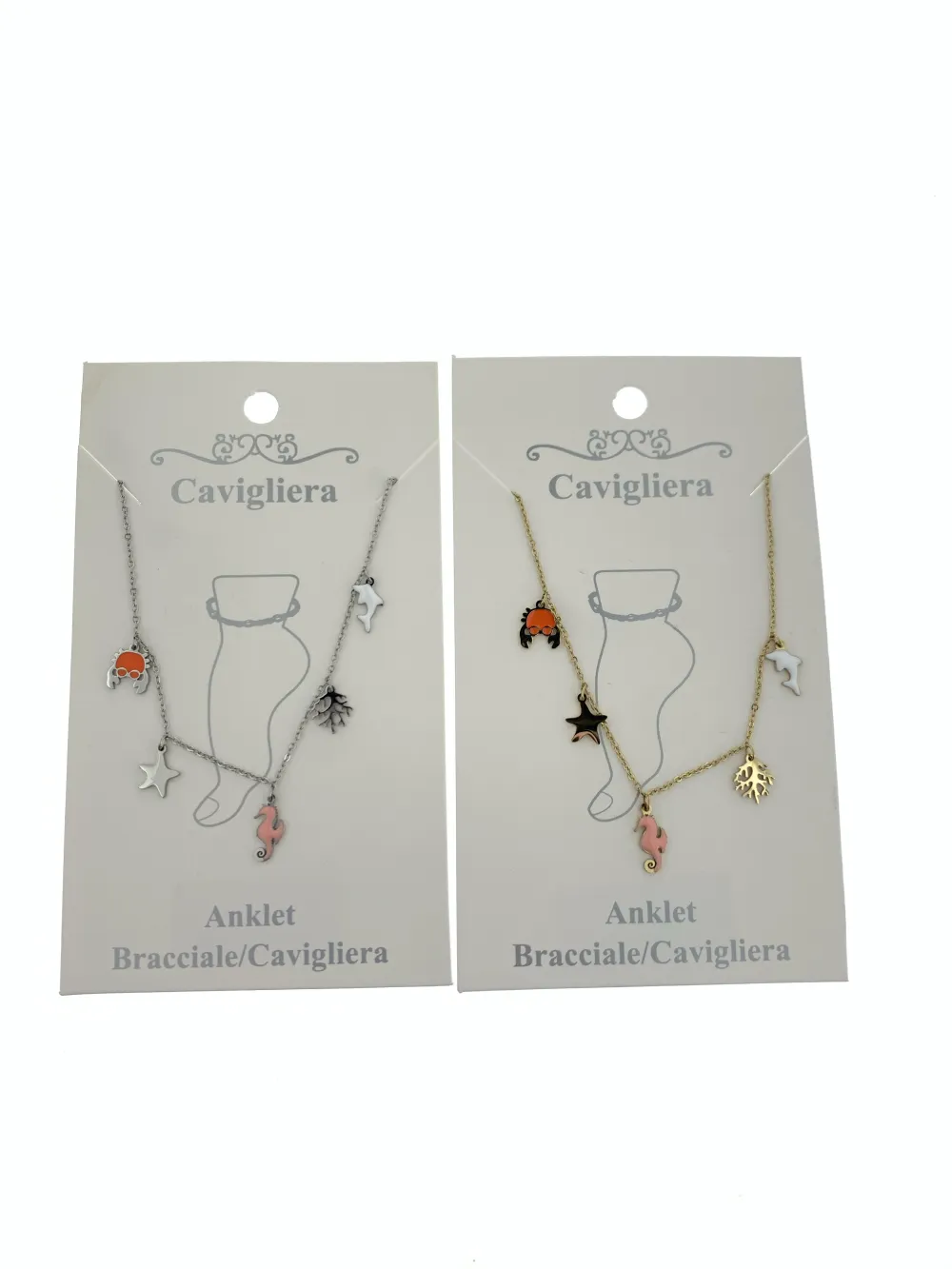 Soggetti Mare 4115 - Cavigliera in Acciaio - KAV-104-75 (Argento)