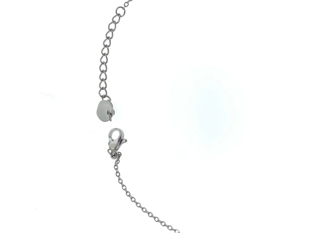 Cuorecini 4111 - Cavigliera in Acciaio - KAV-104-78 (Argento)