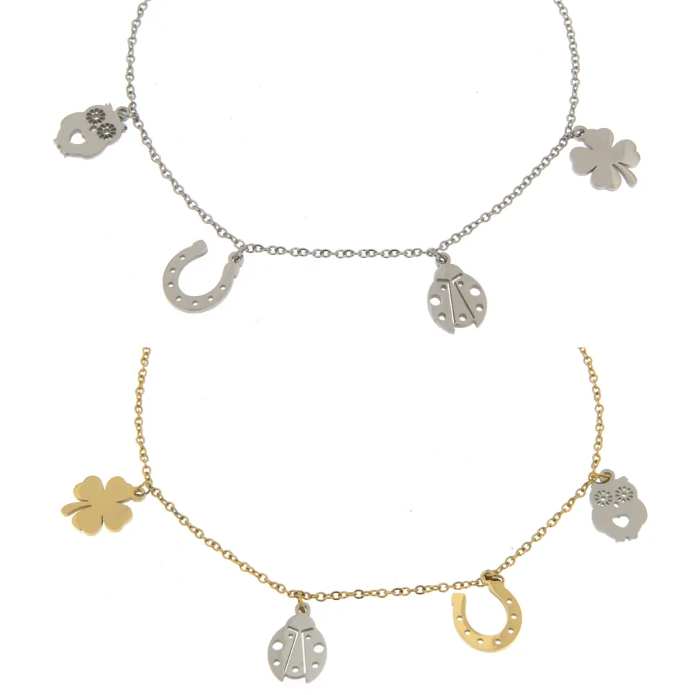 Fortuna 3086 - Cavigliera in Acciaio - KAV-413-030 (Argento)