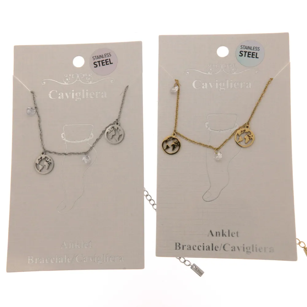 Mondo 3085 - Cavigliera in Acciaio - KAV-413-188 (Argento)