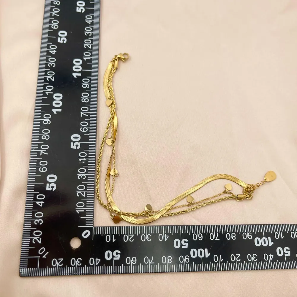 Multifili con Cuore-Cavigliera in Acciaio - KAV-413-2153