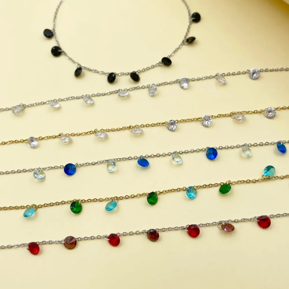 Zirconia- Cavigliere in Acciaio - KAV-413-257