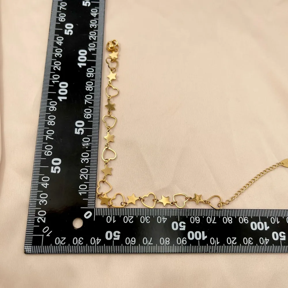 Cuore Vuoto Stella-Cavigliera in Acciaio - KAV-413-294