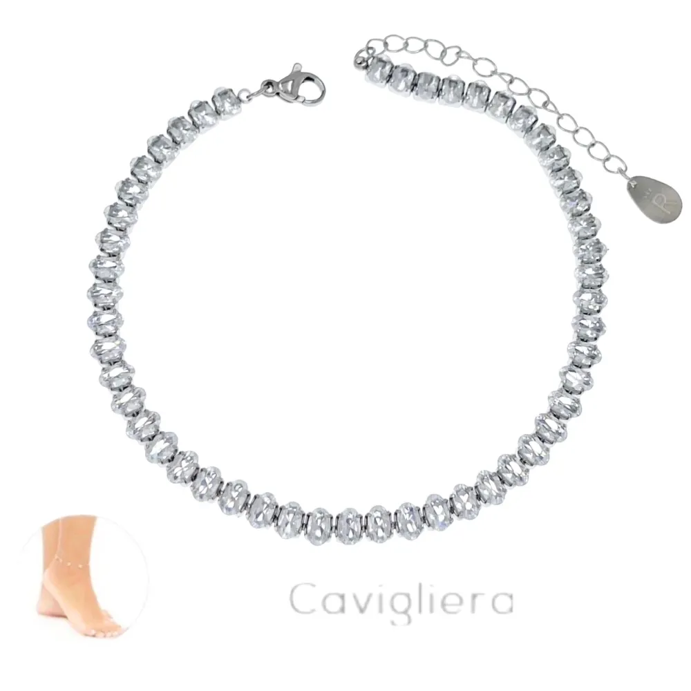 Tennis Ovale-Cavigliera in Acciaio - KAV-413-320