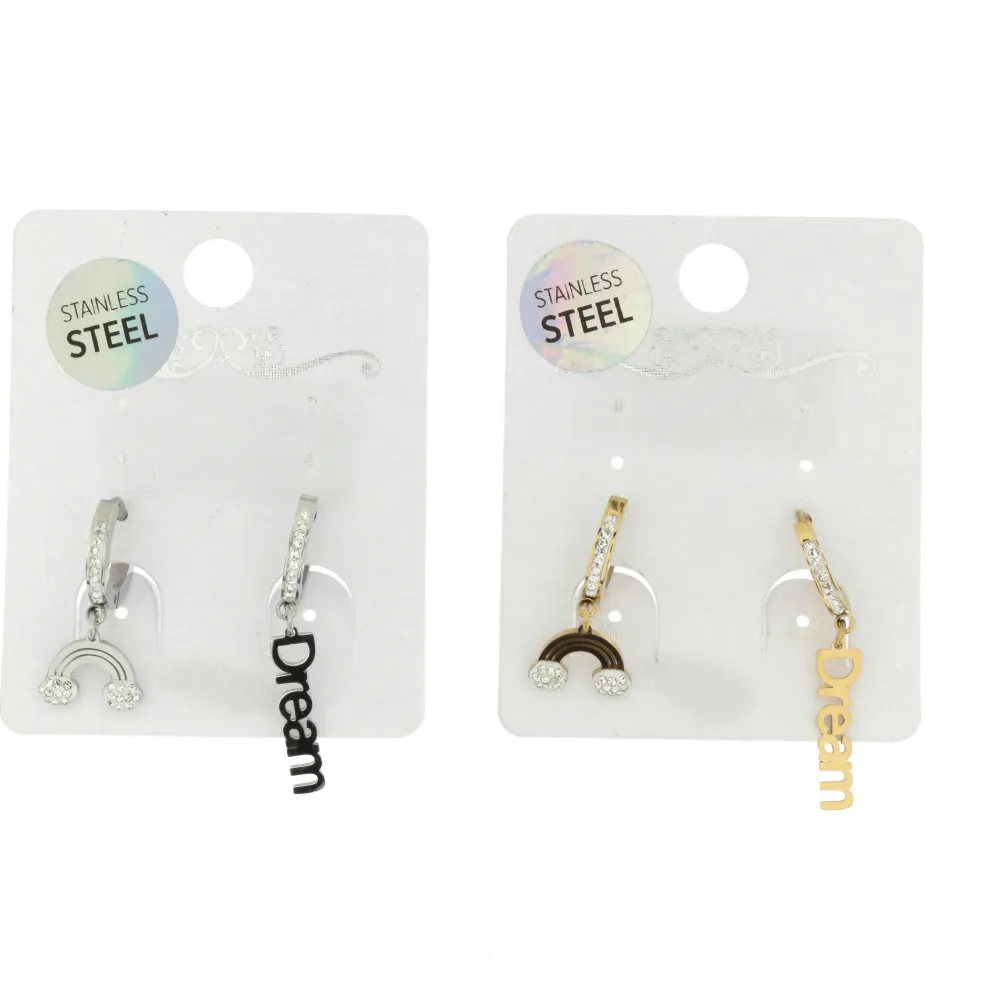 OAC- Arcobaleno Dream 4425- Orecchini a Cerchio con Pendenti in - OAC- Arcobaleno Dream 4425- Orecchini a Cerchio con Pendenti in