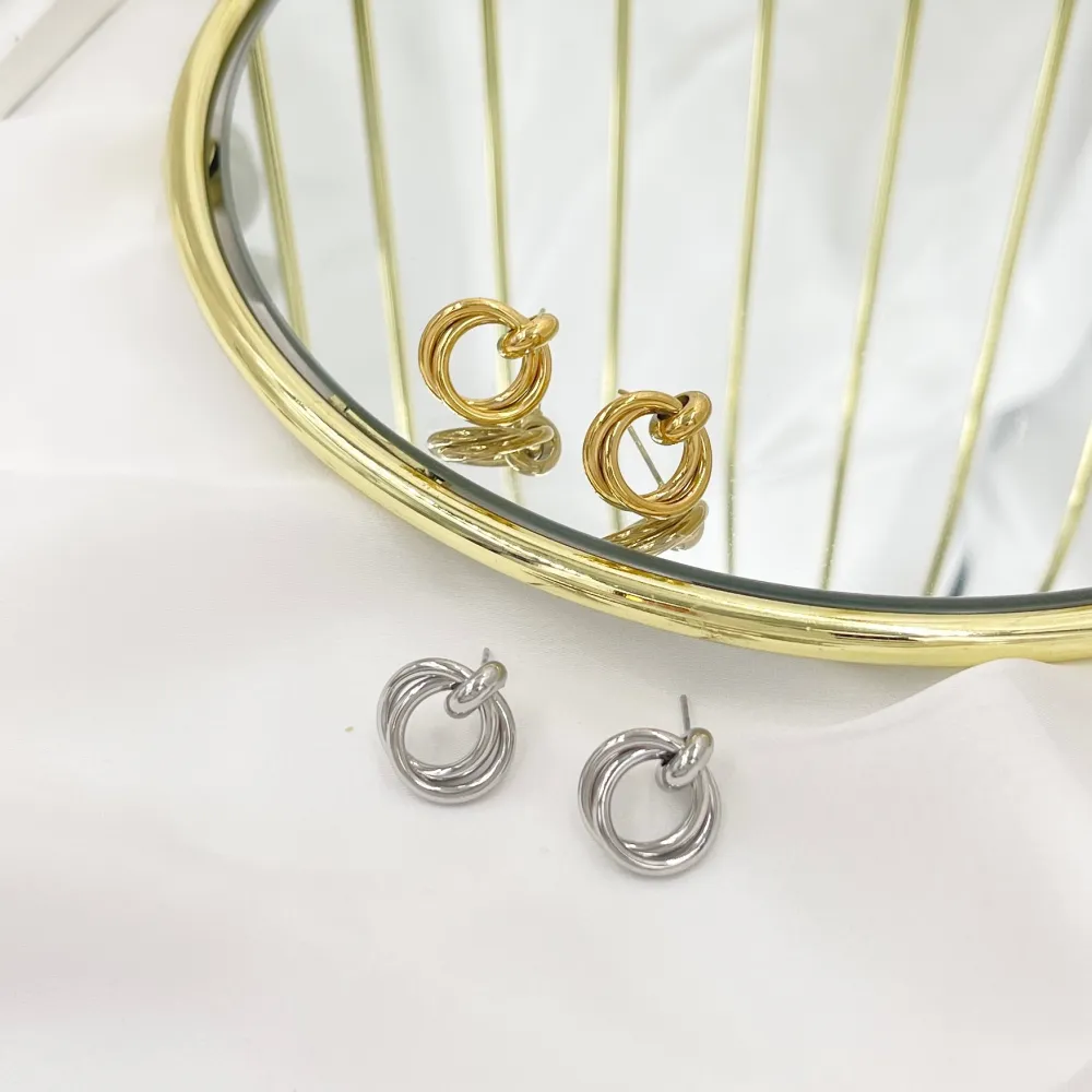 Cerchio-Orecchini in Acciaio - OAP-103-AA4112E