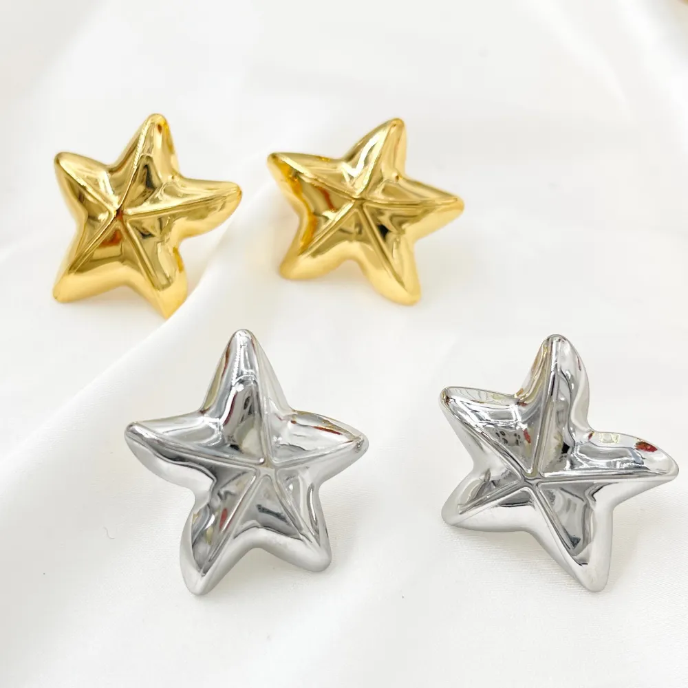 Stella Marina-Orecchini in Acciaio - OAP-103-AA4990E