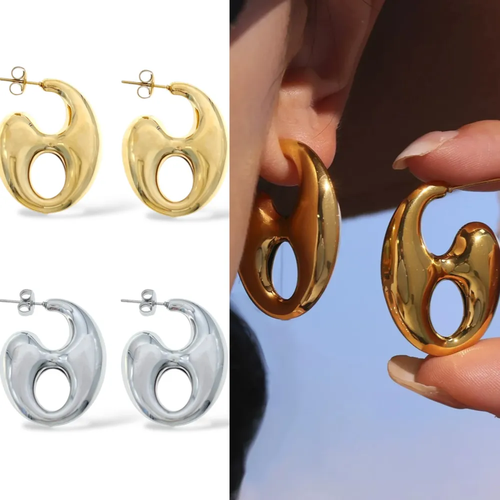 Catena marinara-Orecchini in Acciaio - OR-103-AA5556E