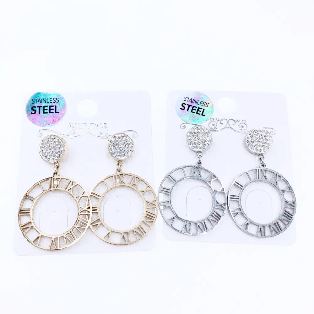 OAS-Cerchio N.Romani 5066 - Orecchini in Acciaio - OAP-413-0195