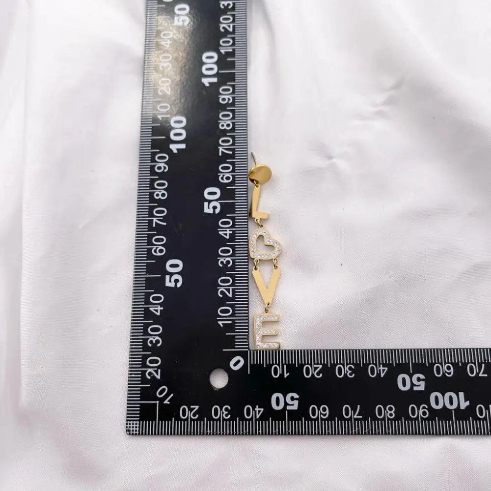 Lucchetto Cuore -Orecchini in Acciaio - OAP-413-966