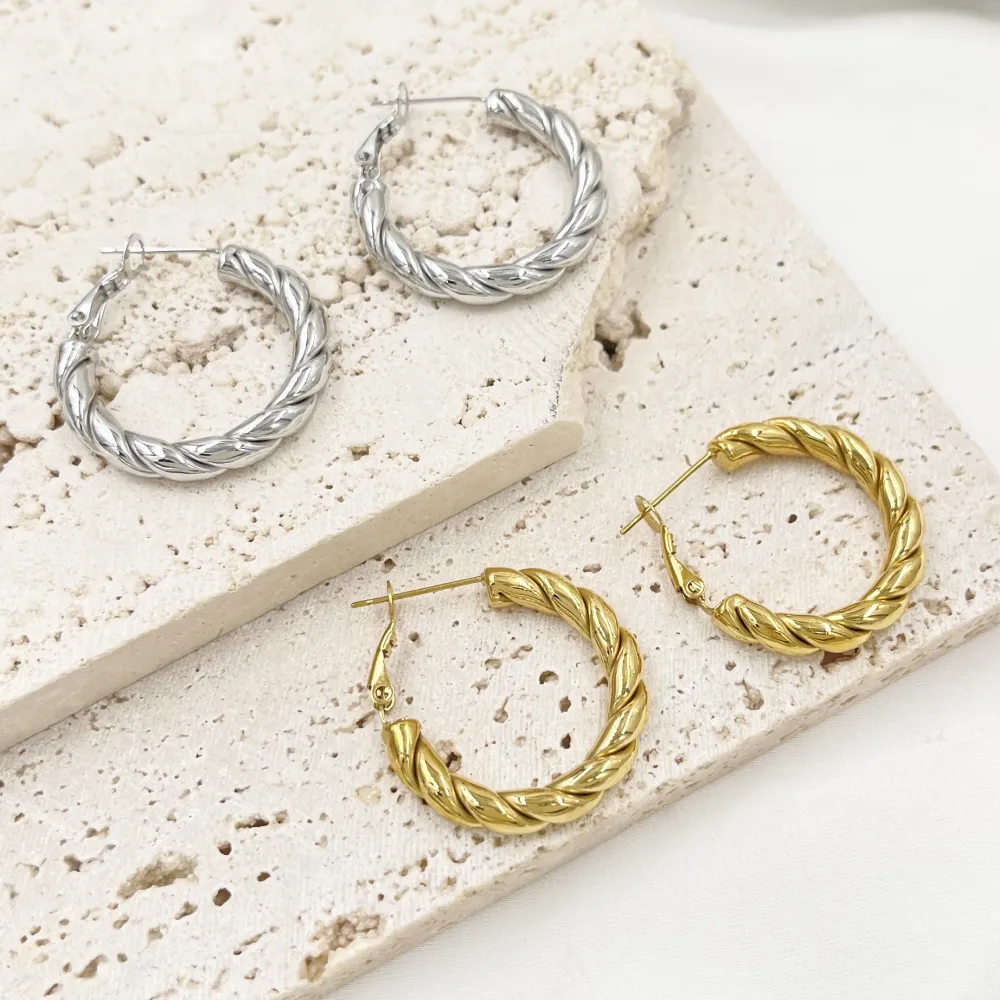 Cerchio -Orecchini in Acciaio - OR-450-801