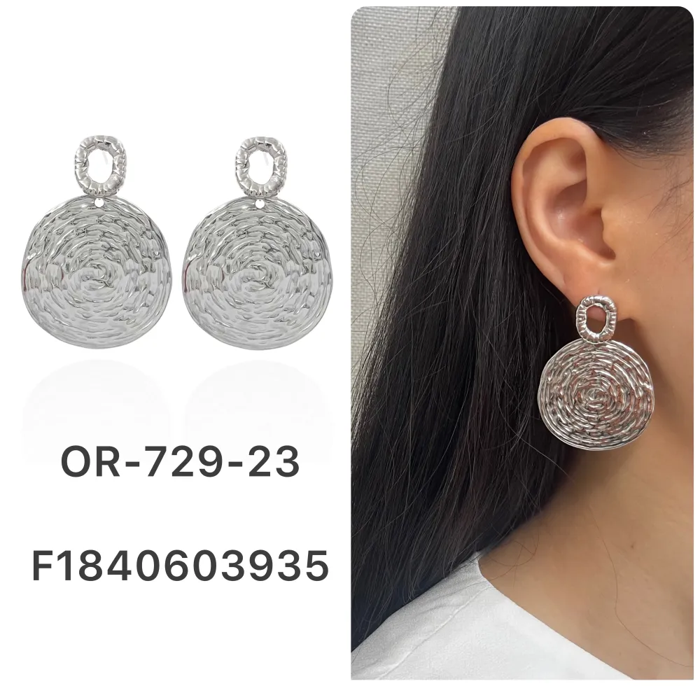 Tondo-Orecchini in Acciaio - OR-729-23