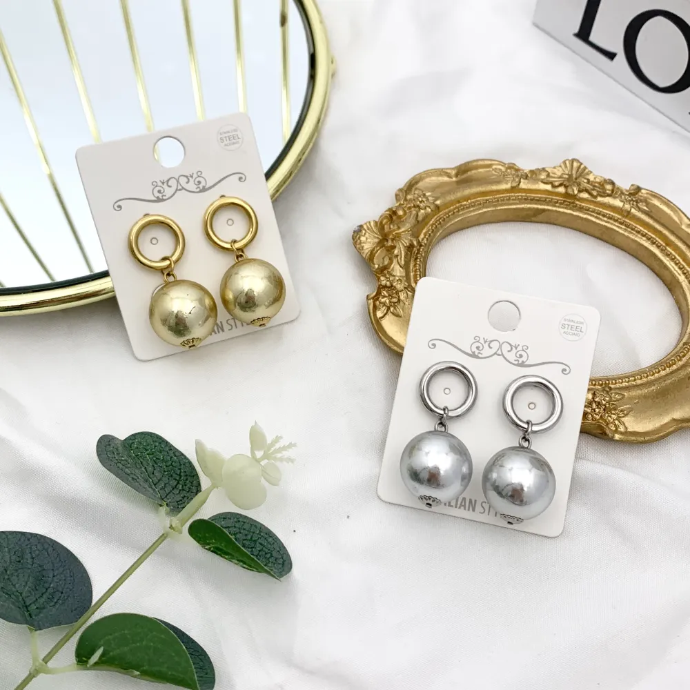 Ball-Orecchini in Acciaio - OR-732-240