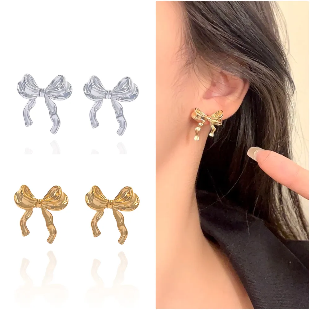 Fiocco-Orecchini in Acciaio - OR-732-264