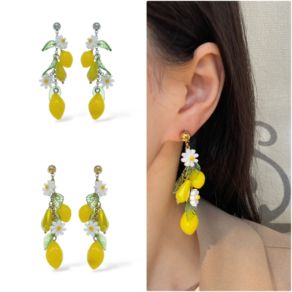 Limone-Orecchini in Acciaio - OAP-732-404