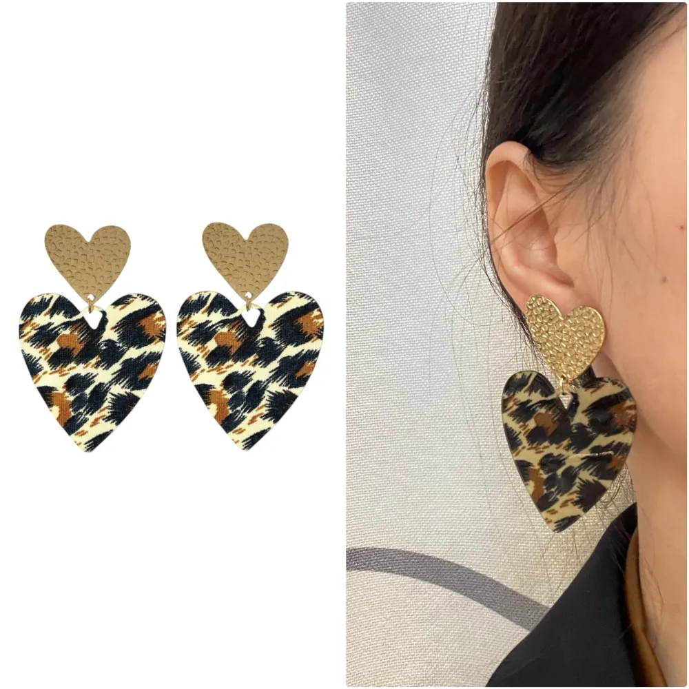 Cuore Grande-Orecchini in Acciaio - OAP-759-56