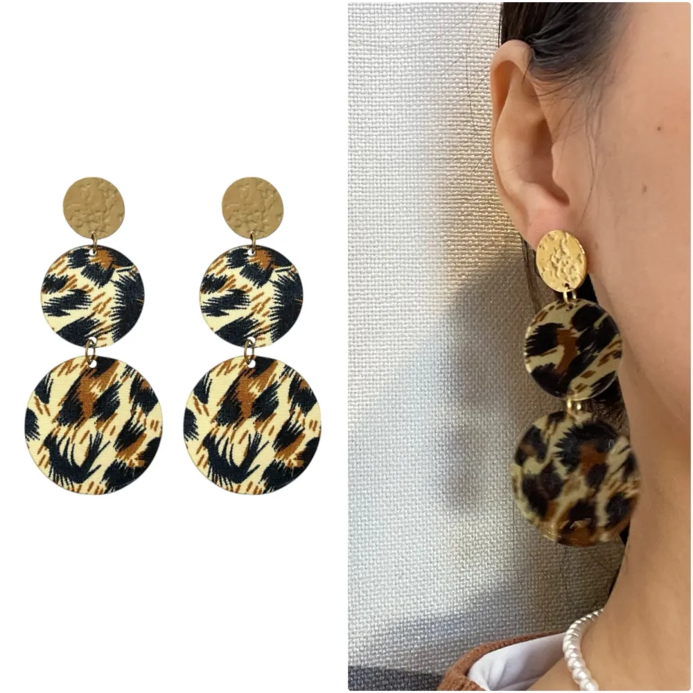 Tondo Doppio-Orecchini in Acciaio - OAP-759-60