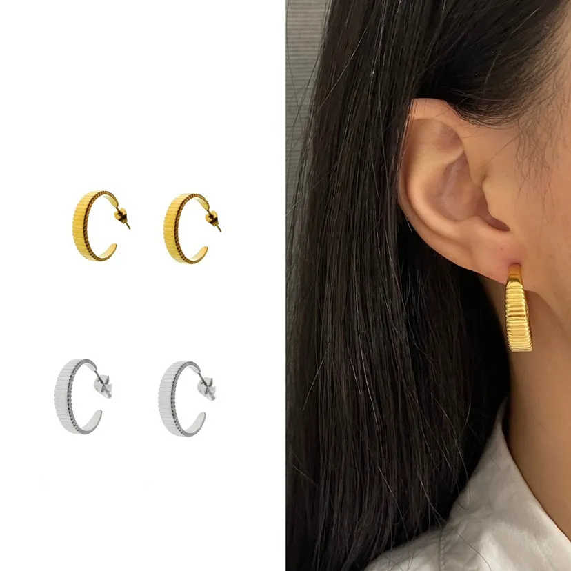 24mm -Orecchini a Cerchio in Acciaio - OR-413-788