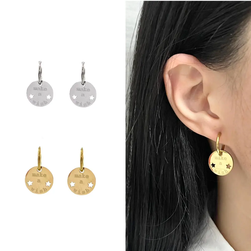 Make a Wish-Orecchini in Acciaio - OAP413-813
