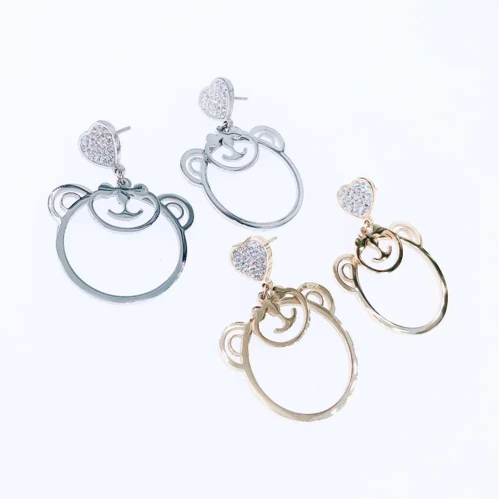 OAS- Orsetto 5067 - Orecchini in Acciaio - OAS- Orsetto 5067 - Orecchini in Acciaio