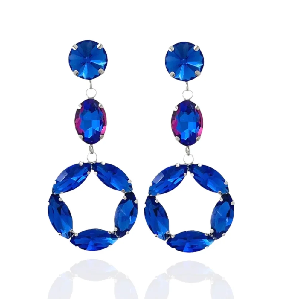 Cerchio Vuoto-Orecchini Moda Vetro - OMM-381-199