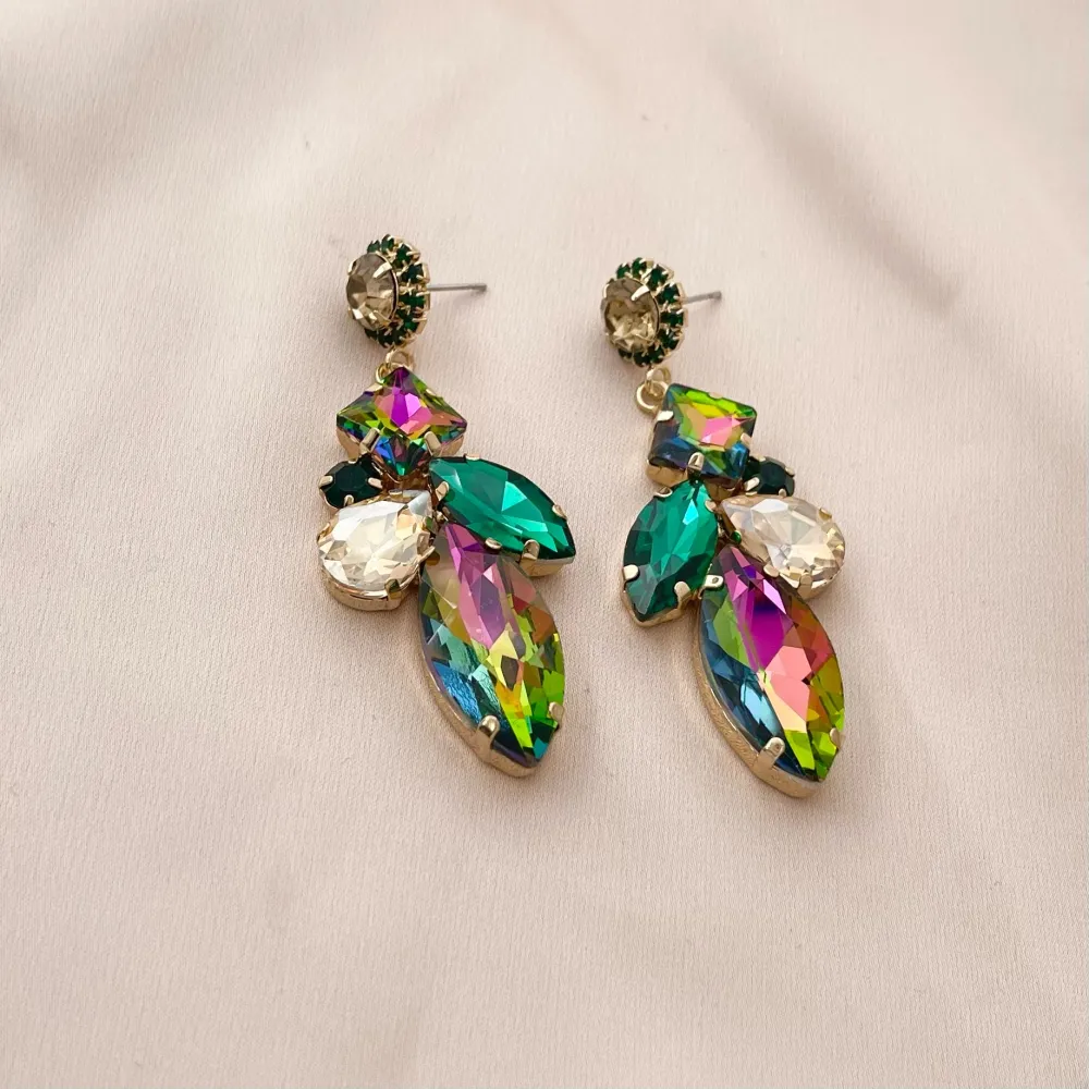 Fantasia-Orecchini Moda Vetro - OMM-381-200