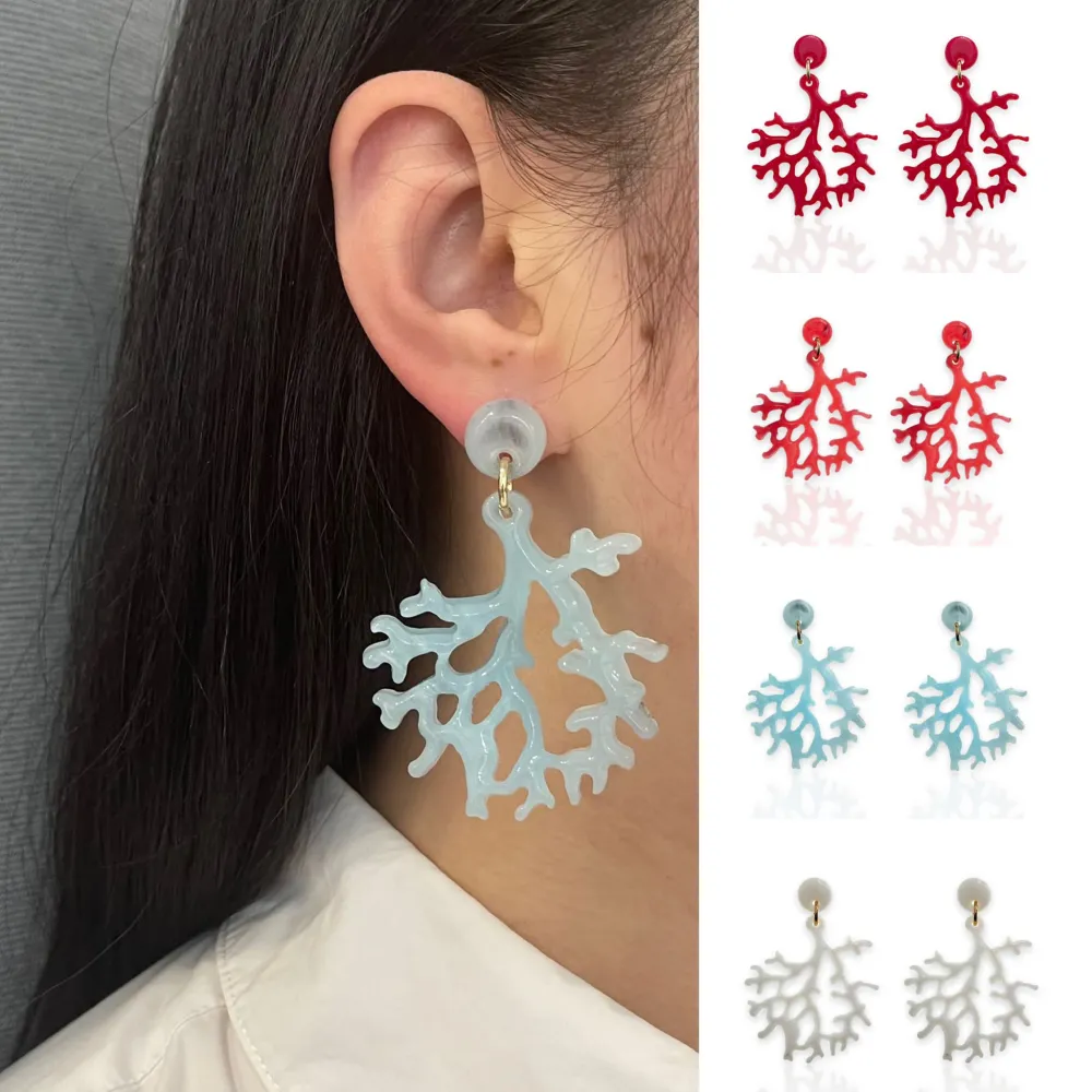 Forma Corallo-Orecchini Moda - OMM-8432