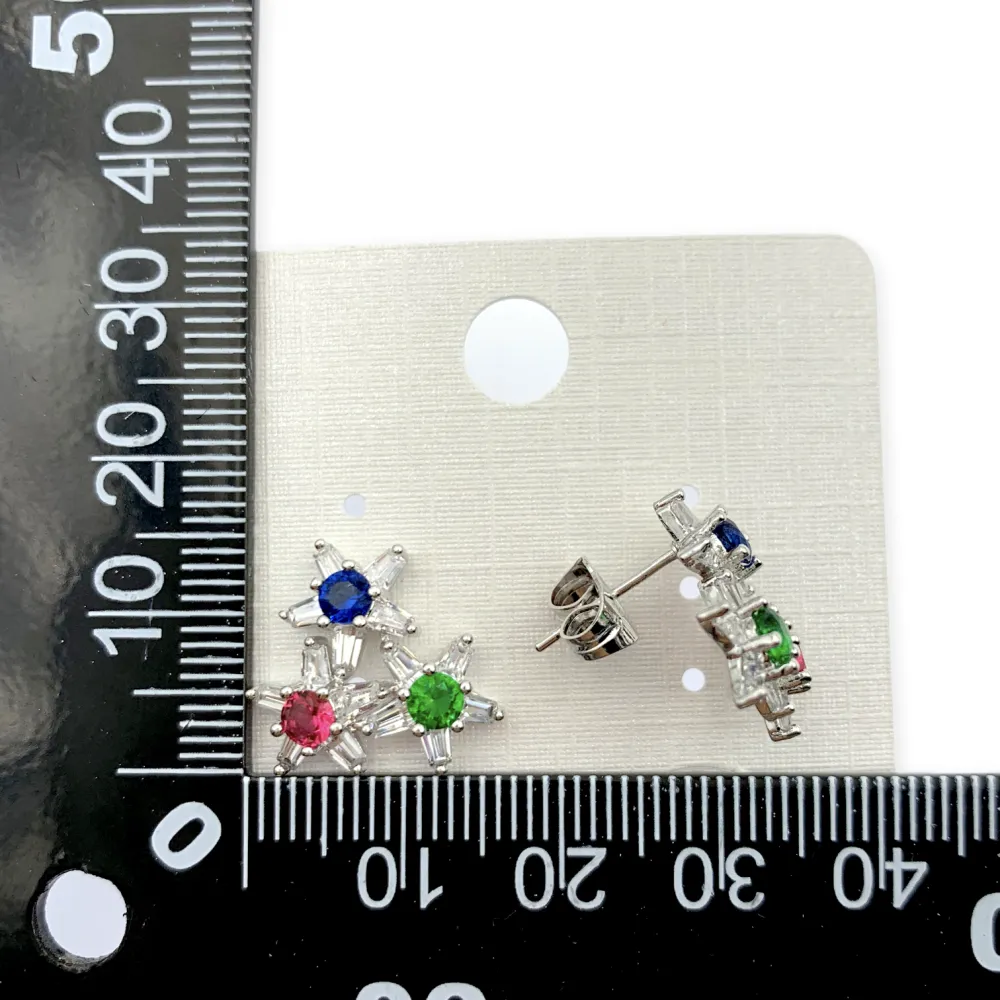 OMZ6131-Stella- Orecchini a Lobo - OMZ-6131