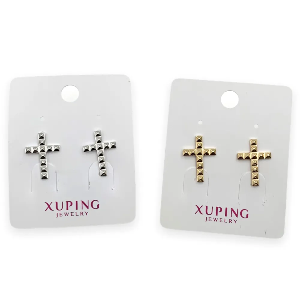 OMZ6218-Croce- Orecchini a Lobo - OMZ-6218