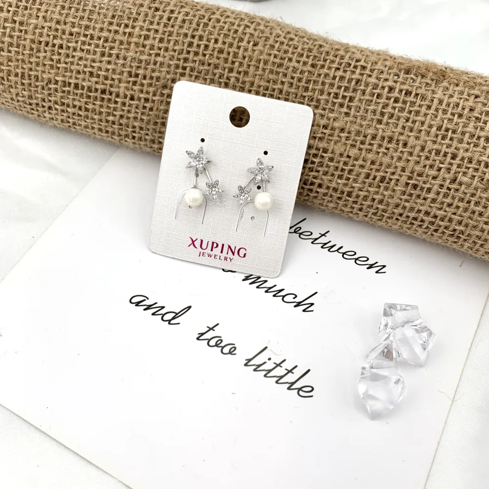 Fiore Perla-Orecchini con Zirconia - OMZ-XP3550