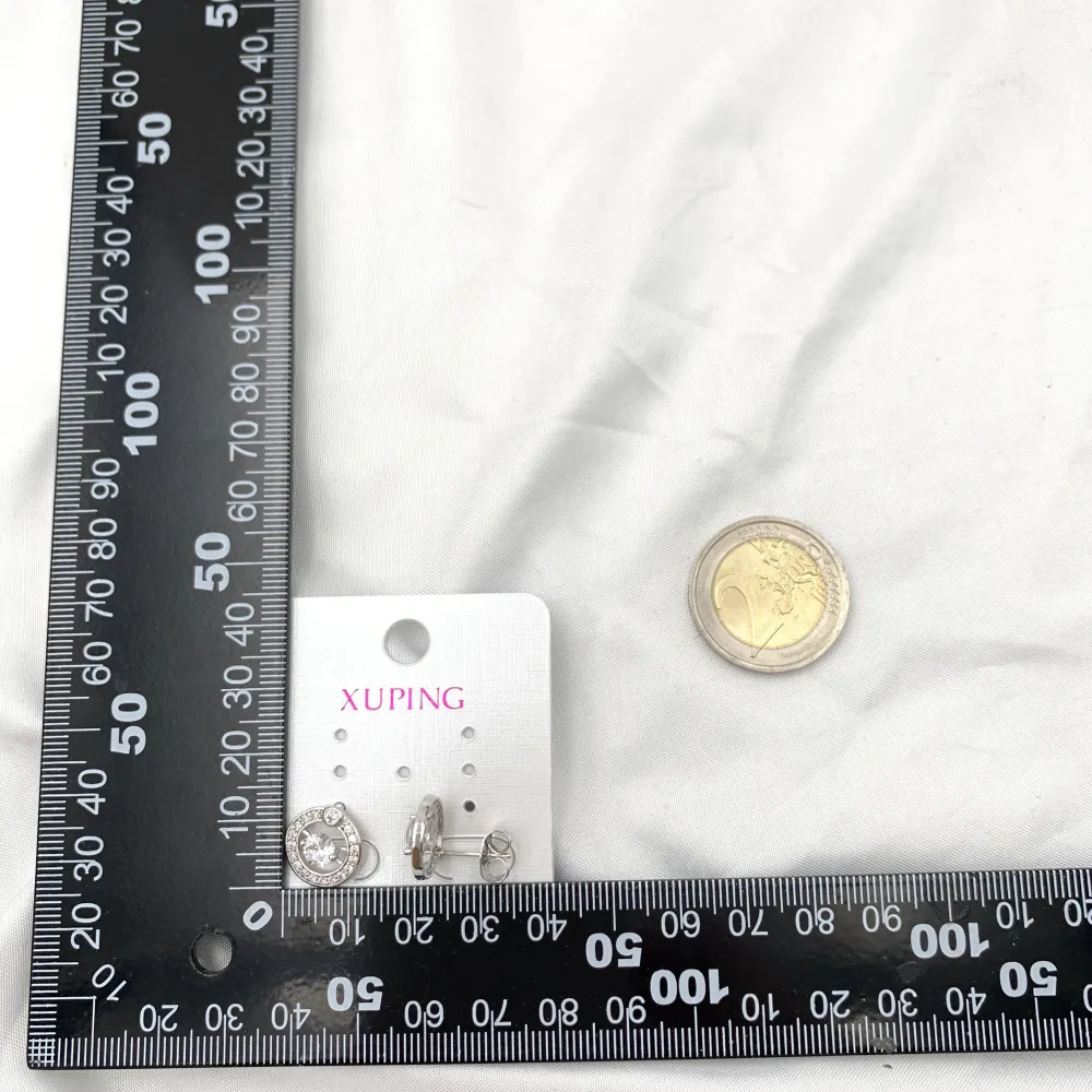 Cerchio con Punto Luce-Orecchini con Zirconia - OMZ-XP5461