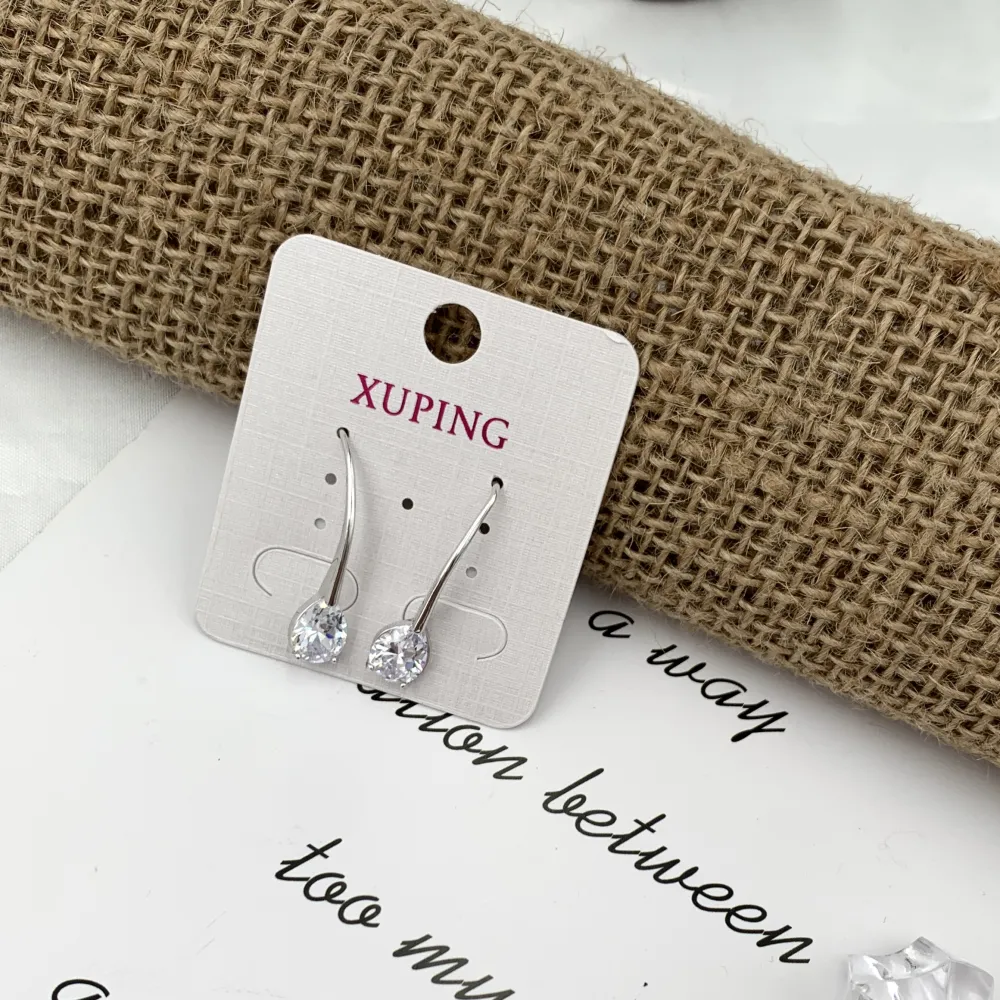 Goccia Pendente-Orecchini con Zirconia - OMZ-XP9849