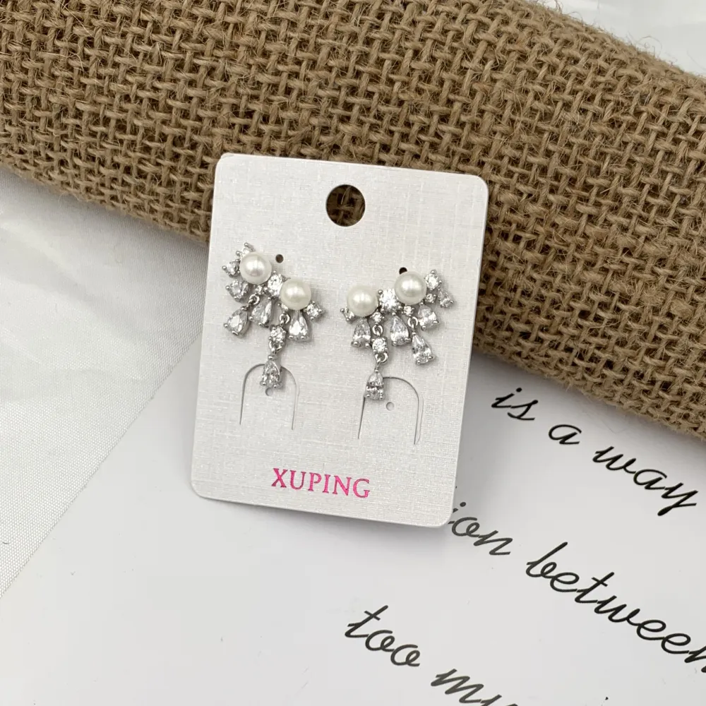 Perla Pendete -Orecchini con Zirconia - OMZ-XP9879