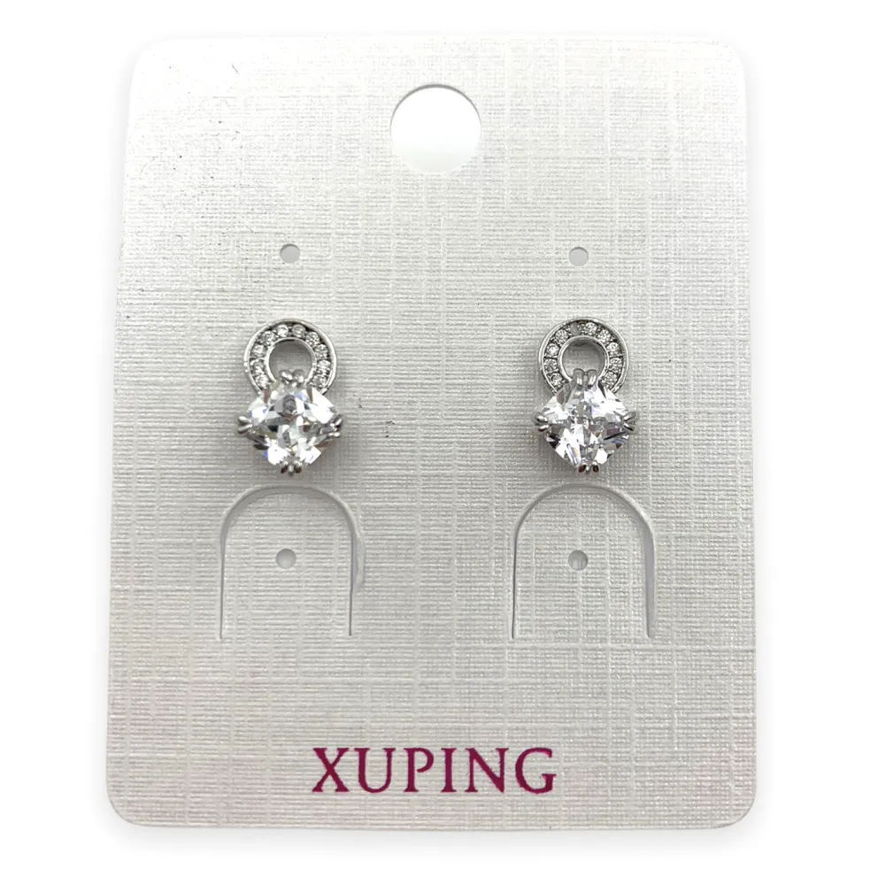 OMZ6101-Cerchi Rombo- Orecchini a Lobo - OMZ6101-Cerchi Rombo- Orecchini a Lobo