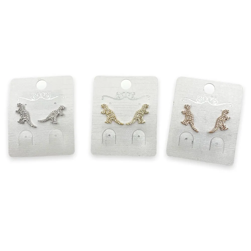 OMZ6111-Dinosauro- Orecchini a Lobo - OMZ6111-Dinosauro- Orecchini a Lobo